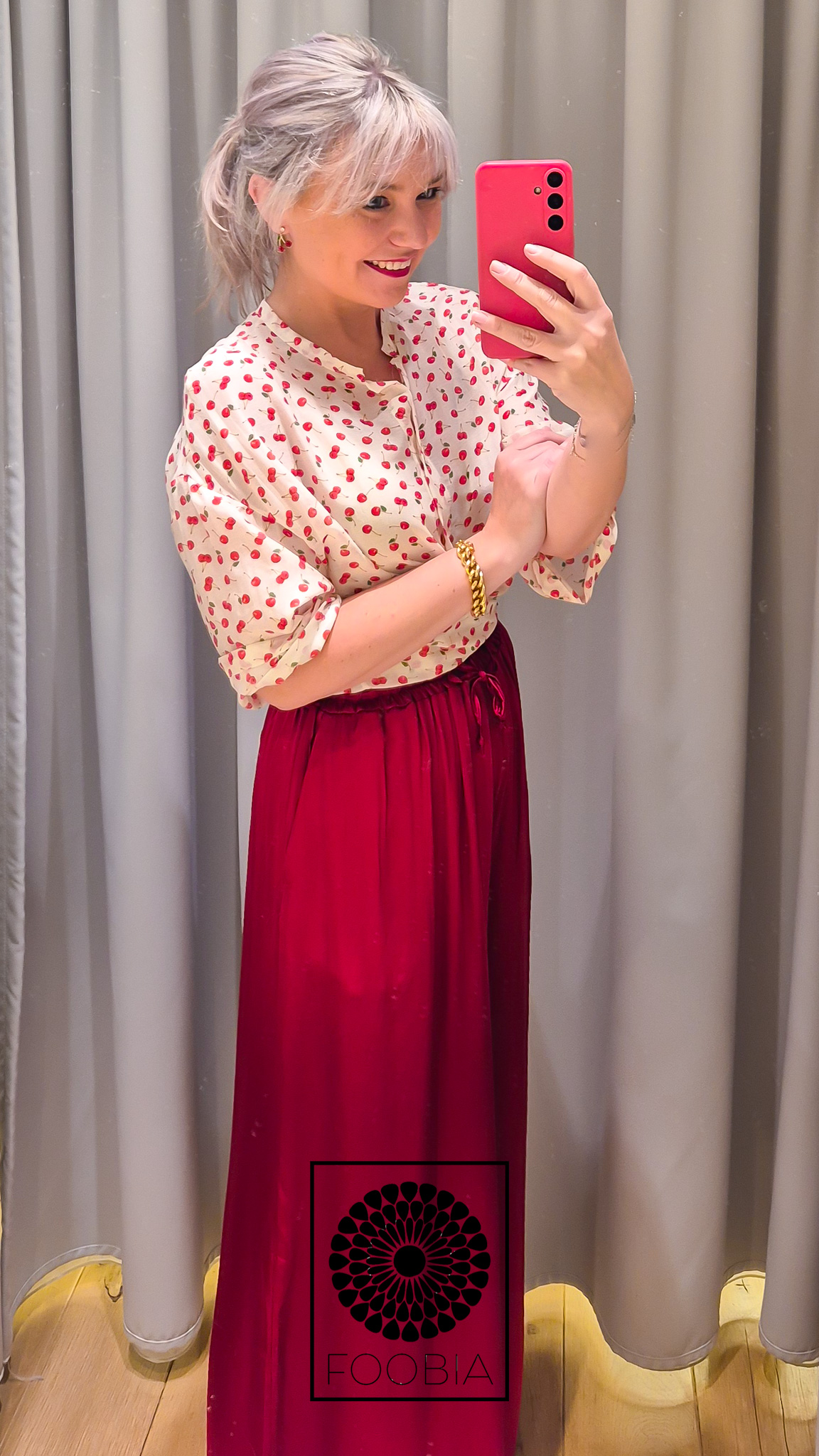 Blouse Frutta Rosso