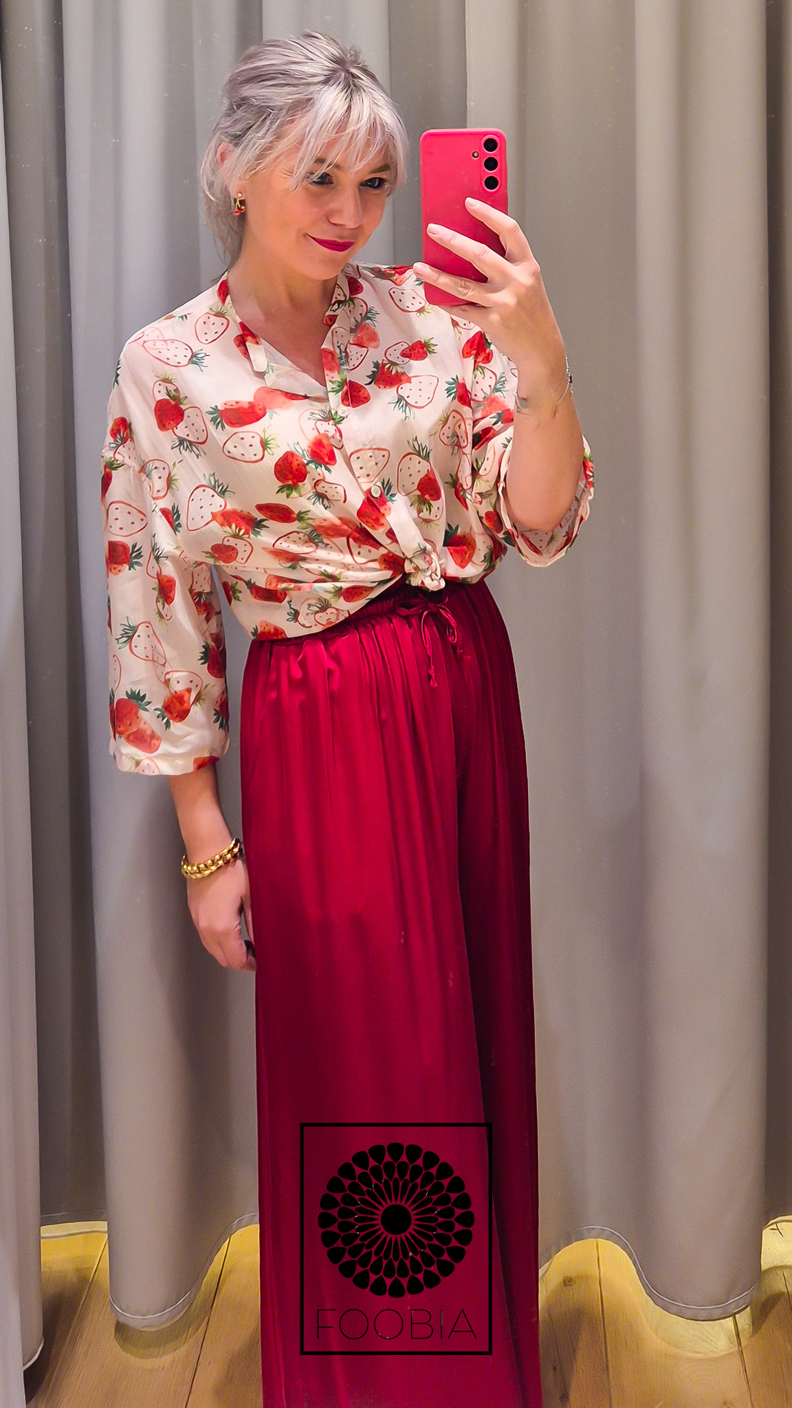 Blouse Frutta Rosso