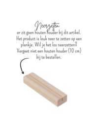 WENSBOOG SINT XL BEIGE | Gedicht