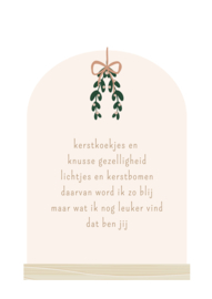 KADOSET | WENSBOOG | Kerst blij, leuker vind ben jij..