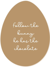 PAASEI MEDIUM | Follow the bunny, he has the chocolate