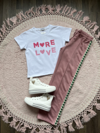 More love t-shirt roze