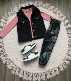 Leatherlook broek