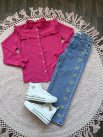 Jeans met hartjes