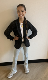 Blazer zwart met steentjes