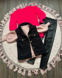 Legging leatherlook