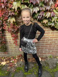 Top met tas zwart