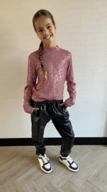 Leatherlook broek