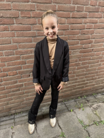Pailletjes broek zwart