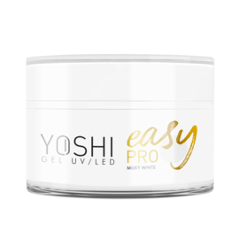 Yoshi Easy PRO GEL UV LED Milky White - 15ml - Self Leveling - Low Heat  - TPO Free