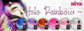 Diva Gellak Cat Eye Holo Rainbow Pinkie Pie 15ml