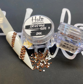 Halo Create - Size 2 Crystals Rose Gold 288s