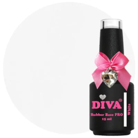 Diva Rubber Base PRO White 15ml - Hema & TPO Free
