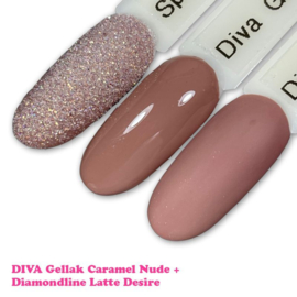 Diva Gellak Velvet Valley - Caramel Nude - 15ml