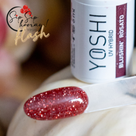 Yoshi Gelpolish Sip Sip Hooray - Blushin' Rosato 6ml - 144  - Reflective -  TPO Free