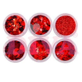 Party Mix Nailart Set Red  *