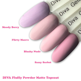 DIVA Gellak Fluffy Powder Moody Berry 10ml - Hema Free - TPO Free