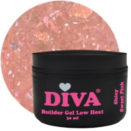 Diva Builder Gel Shiny Sweet Pink - 30 ml - Low Heat 