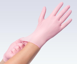 Soft Nitril Premium Roze handschoenen S