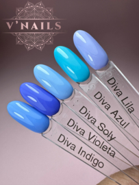 Diva Gellak Bahia Colores Azul 15ml + Diamondline La Isla Bonita Guapa