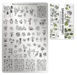 Moyra Stamping Plate 105 Urban Garden