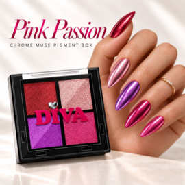 Diva Pressed Powder Palette - Pink Passion