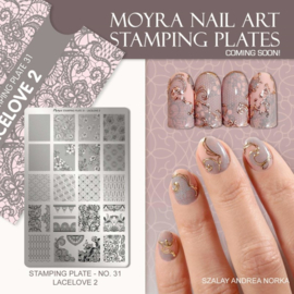 Moyra Stamping Plate 002 Fabric Texture