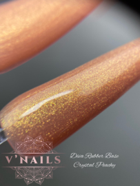 Diva Gellak Rubber Basecoat Crystal Peachy 15 ml