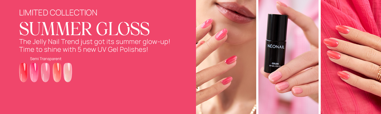 Summer Gloss Collection 2025 - 5 x 7.2ml - TPO Free - Limited Edition
