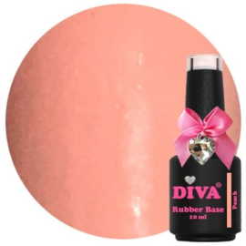 Diva Gellak Rubber Basecoat Peach  10ml