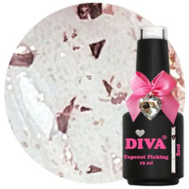 Diva Topcoat Flaking Rosé - 15ml