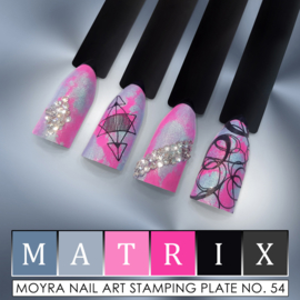 Moyra Stamping Plate 054 Matrix