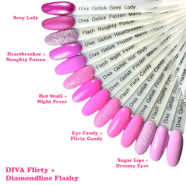 Diva Gellak Flirty - Sugar Lips - 10ml - Hema Free