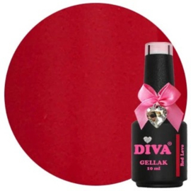 Diva Gellak  Red Love - 10ml- Hema Free