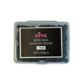 Mini Nail Sanding Bands for Small Mandrel Bit 3mm - 100 pcs - 150#