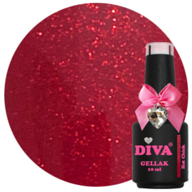 DIVA Gellak Lust in a Bottle Hot Chick 10ml  - Hema Free - TPO Free