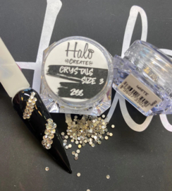 Halo Create - Size 3 Crystals White 288s
