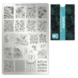 Moyra Stamping Plate 078 Aquatic