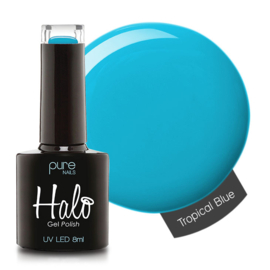 Halo Gel Polish 8ml Tropical Blue  ( Beach Party Collection )