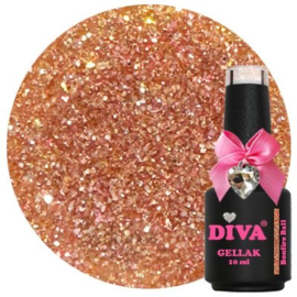 Diva Gellak Stardust Party Diva’s - Bonfire Ball - 10ml  - Hema Free - TPO Free