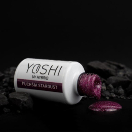 Yoshi Gelpolish Touch The Galaxy - Fuchsia Stardust 6ml - 524  - Reflective - TPO Free
