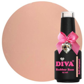 Diva Gellak Rubber Basecoat Soft Caramel 15 ml