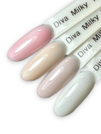 Diva Milky Topcoat Nude- No Wipe 15 ml