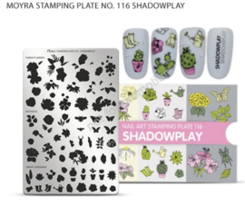 Moyra Stamping Plate 116 Shadowplay - Pre Order 16/03