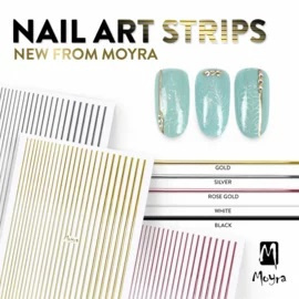 Moyra Nail Art Strips 02 Silver