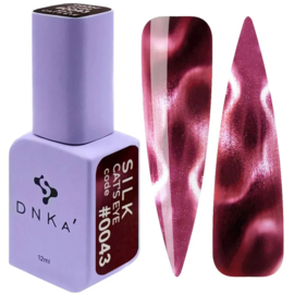 DNKa' Gel Polish Wine Red Cat Eye Silk  - 0043