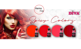 Diva Gellak Spicy Colors - Pink Up - 10ml - Hema Free