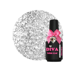 Diva Gellak Glitter Silver