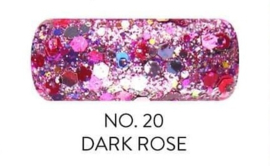 Moyra Rainbow Holo Glitter Mix 20. Dark Rose *