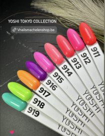 Yoshi Gelpolish Tokyo Collection -  9 x 6ml + Gratis Color Pop Stickers  - TPO Free